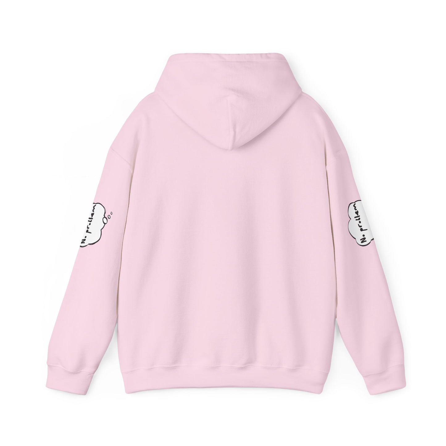 Japanese-Inspired Unisex Heavy Blend™ Hoodie - Minimalist Cloud & Circle Design