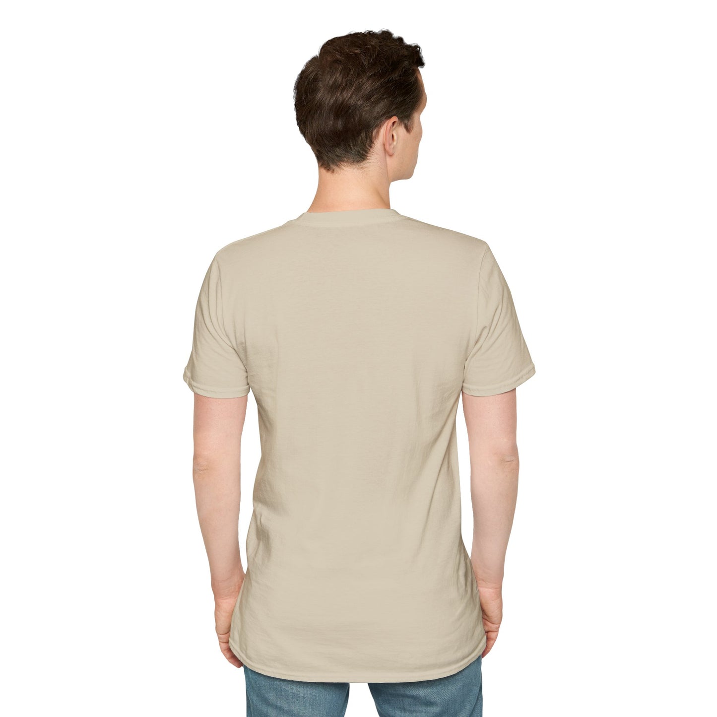 Wolf Howling at Moon Unisex Softstyle T-Shirt - Perfect for Nature Lovers