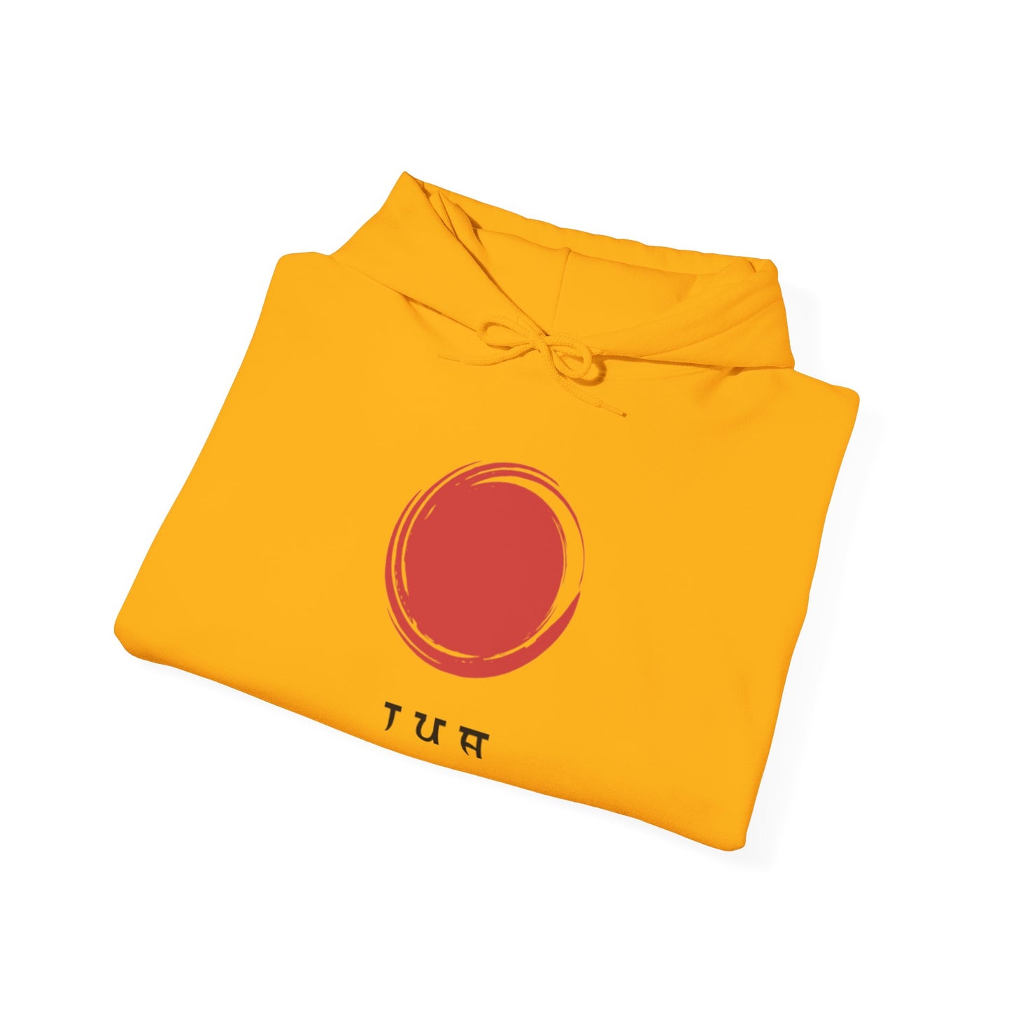 Japanese-Inspired Unisex Heavy Blend™ Hoodie - Minimalist Cloud & Circle Design