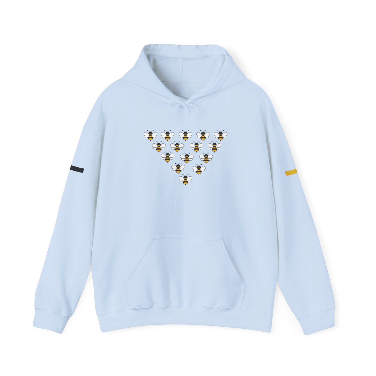 Bee Pattern Unisex Hoodie - Cozy, Stylish Sweatshirt for Nature Lovers