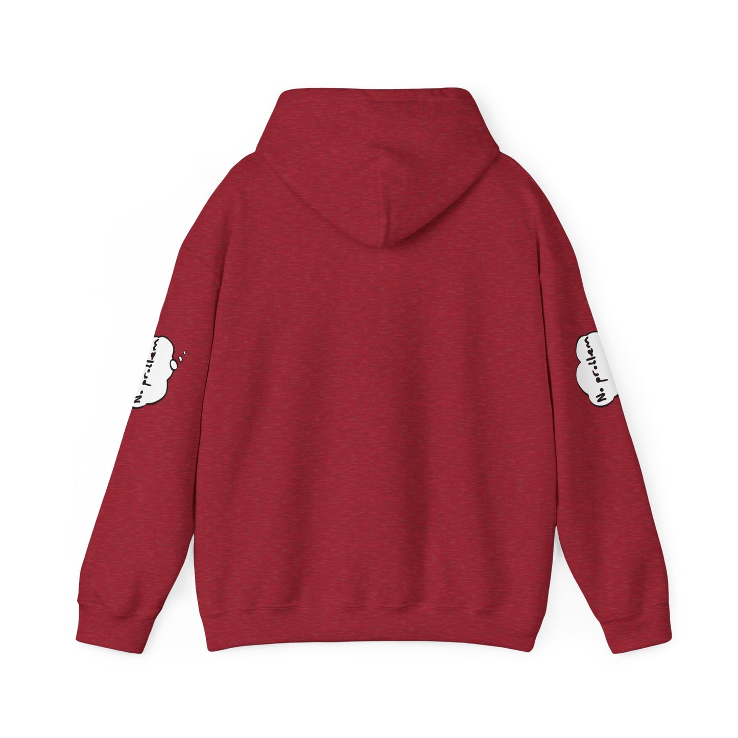 Japanese-Inspired Unisex Heavy Blend™ Hoodie - Minimalist Cloud & Circle Design