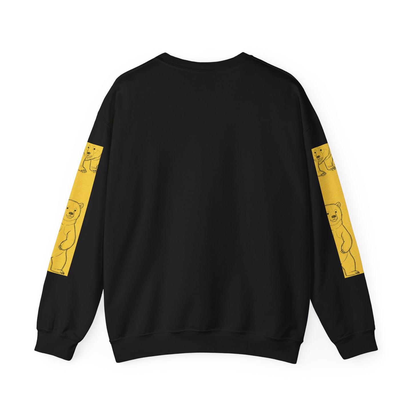 Cozy Bear Illustration Crewneck Sweatshirt - Unisex Heavy Blend