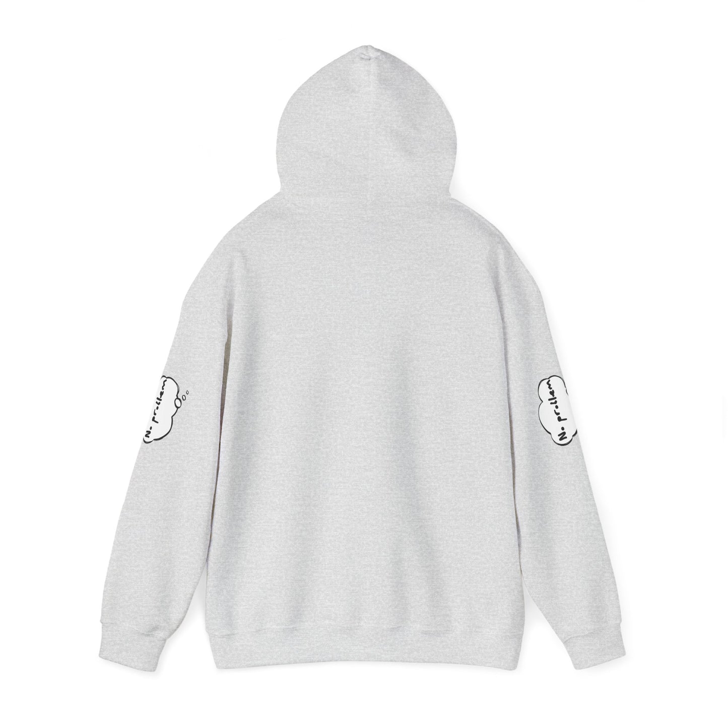 Japanese-Inspired Unisex Heavy Blend™ Hoodie - Minimalist Cloud & Circle Design